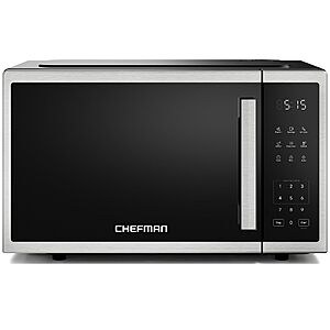 [Prime] $85.48: Chefman 0.9 Cu.Ft. Microwave Oven, 1000W, 10 Power Levels, Presets, Defrost, Child Lock, Stainless Steel at Amazon